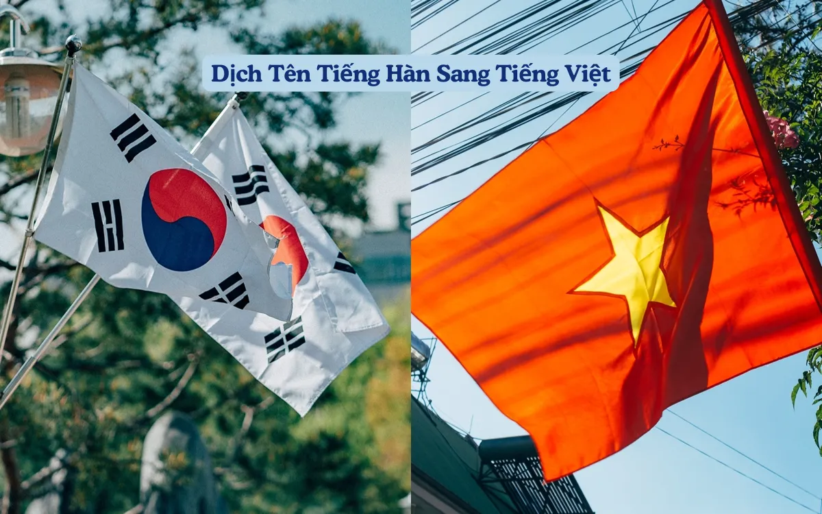 Dịch Tên Tiếng Hàn Sang Tiếng Việt Sao Cho Đúng?